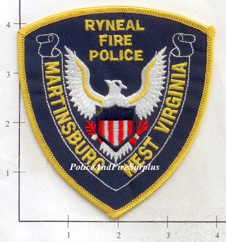 West Virginia - Martinsburg Ryneal Fire Police Dept Patch