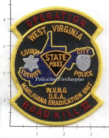 West Virginia - West Virginia State Police Marijuana Eradication Unit Patch