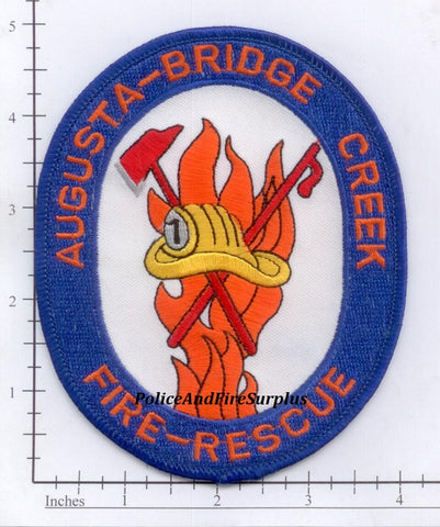 Wisconsin - Augusta-Bridge Creek Fire Rescue Patch