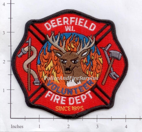 Wisconsin - Deerfield Fire Dept Patch