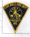 Wisconsin - Lake Mills Fire Dept Patch