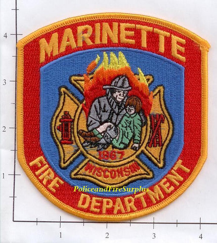 Wisconsin - Marinette Fire Dept Patch