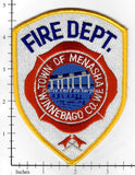 Wisconsin - Menasha Fire Dept Patch