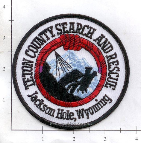 Wyoming - Teton County Search And Rescue Dept Patch