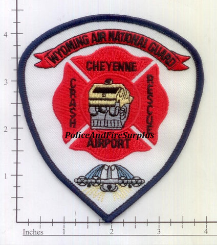 Wyoming - Wyoming Air National Guard Cheyenne Airport Crash Fire Rescue Patch