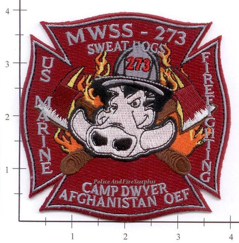 Afghanistan - Camp Dwyer MWSS-273 Fire Dept Patch v1