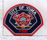 Arizona - Yuma Fire Dept Patch v1 - Blue Background