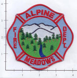 California - Alpine Meadows Fire Dept Patch