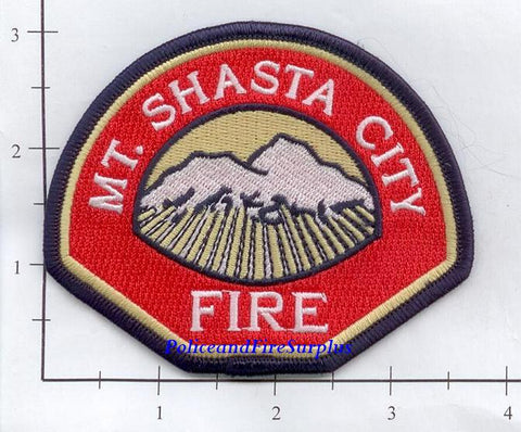 California - Mount Shasta City Fire Dept Patch