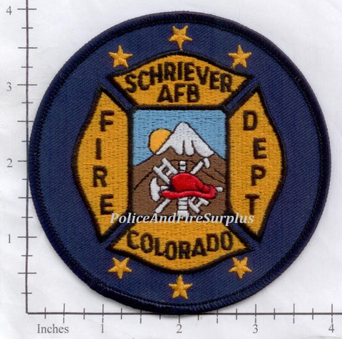 Colorado - Schriever Air Force Base Fire Dept Patch v1