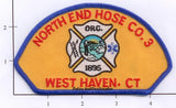 Connecticut - West Haven Hose Co 3 Fire Dept Patch