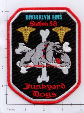 New York City EMS Station 58 Fire Dept Patch v1