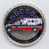 New York City - EMS, 1B Class, of 2017, Arroyo & Tolley Memorial Fire Dept Silver Coin