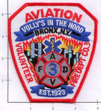 New York City Aviation Volunteer Fire Dept Co 3 Patch v5
