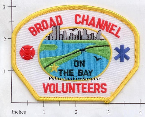 New York City Broad Channel Volunteer Fire Dept Patch v6
