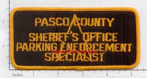 Florida - Pasco County Sheriff's Office Parking Enforcement Specialist Police Dept Patch