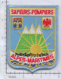 France - Alpes Maritimes Sapeurs Pompiers Fire Dept Patch Velcro