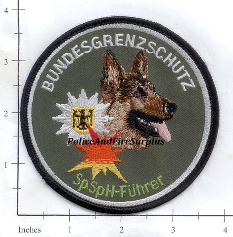 Germany - Federal Border Protection Explosives Detection K9 Police Dept Patch