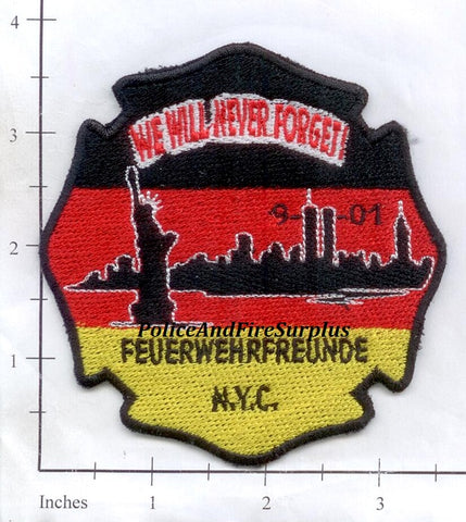 Germany - Feuerwehrfreunde Fire Dept Patch