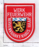 Germany - Nervenkrankenhaus Haar Plant Fire Dept Patch