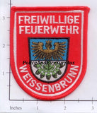 Germany - Weissenbrunn Voluntary Fire Dept Patch