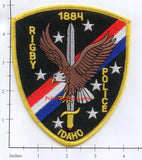 Idaho - Rigby Police Dept Patch