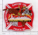 Illinois - Chicago Engine 129 Truck 50 Ambulance 30 Fire Dept Patch