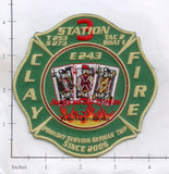 Indiana - Clay Fire Station 3 Fire Dept Patch