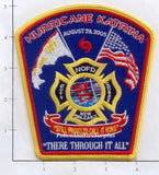 Louisiana - New Orleans Hurricane Katrina Memorial Fire Dept Patch v2