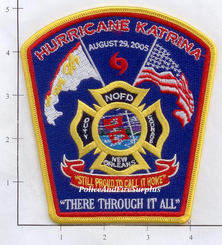 Louisiana - New Orleans Hurricane Katrina Memorial Fire Dept Patch v2