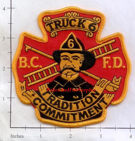 Maryland - Baltimore City Truck  6 Fire Dept Patch v2
