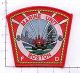 Massachusetts - Boston Marine Unit Fire Dept Patch v1