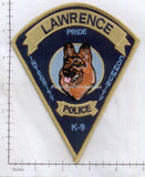 Massachusetts - Lawrence K-9 Police Dept Patch