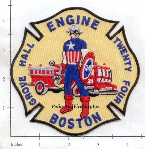 Massachusetts - Boston Engine 24 Fire Dept Patch v1