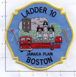 Massachusetts - Boston Ladder 10 Fire Dept Patch v1