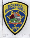 Montana - Montana Highway Patrol State Police Dept Patch