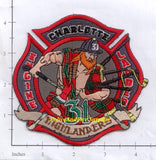 North Carolina - Charlotte Engine 31 Ladder 31 Fire Dept Patch
