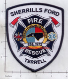 North Carolina - Sherrills Ford - Terrell Fire Dept Patch