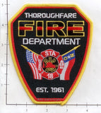 North Carolina - Thoroughfare Station 18 Fire Dept Patch