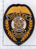 Oklahoma - Hooker Police Dept Patch