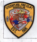 Pennsylvania - Arnold - Citizen's Fire Company #1 Fire Dept Patch