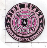 Breast Cancer - Pink Heals Fire Dept Patch