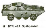 Roskopf   17 - BTR- 40A 4-Wheeled Reconnaissance Vehicle - Russia - 1:100 Scale