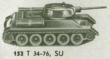 Roskopf  152 - T-34 Tank 76 mm Gun - Russia - 1:100 Scale