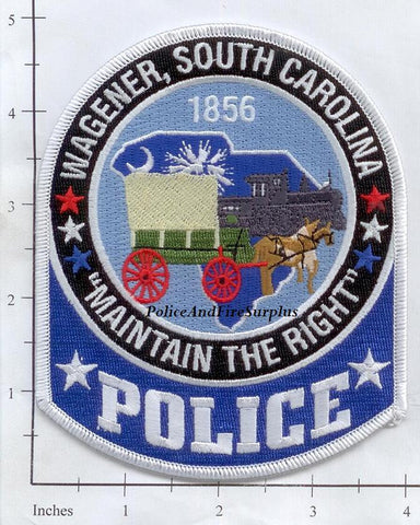 South Carolina - Wagener Police Dept Patch