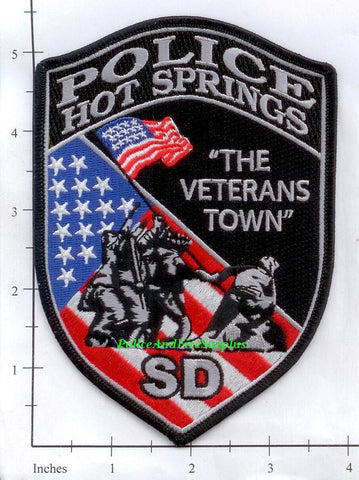 South Dakota - Hot Springs Police Dept Patch v1