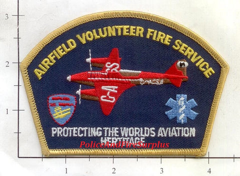 United Kingdom - Airfield Volunteer Fire Service Fire Dept Patch v2