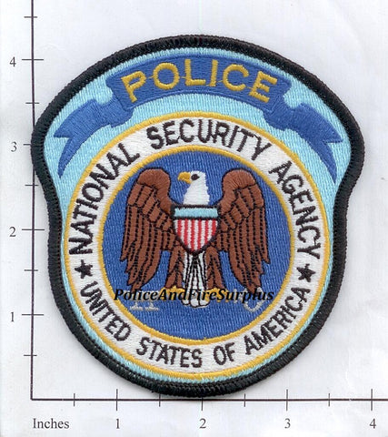 United States -  National Security Agency Police Dept Patch v1