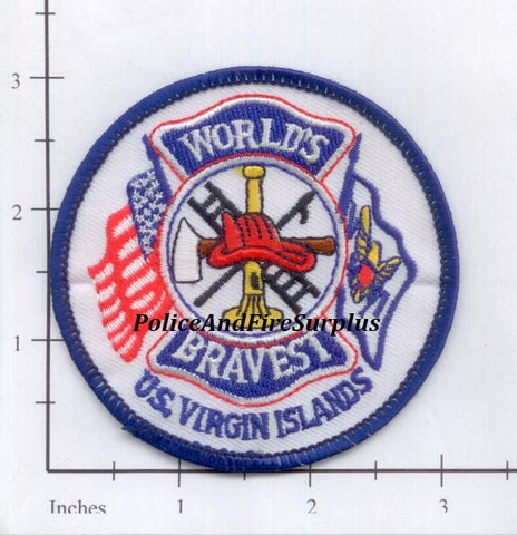 Virgin Islands - Worlds Bravest Fire Dept Patch