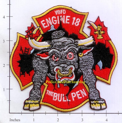 Virginia - Virginia Beach Engine 18 Fire Dept Patch